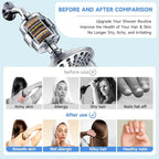5-piece set shower filter replacement cartridges