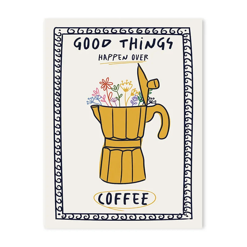 Cin Cheers Wall Art – Aesthetic Cocktail Poster Print