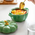 Stylish Ceramic Pumpkin Bowl for Serving Dishes