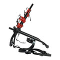 Trunk-Mounted 3-Bike Carrier Rack with Fixed Straps for Kids and Lightweight Bikes