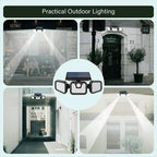 Power Save Motion Activated Outdoor Solar Lamp