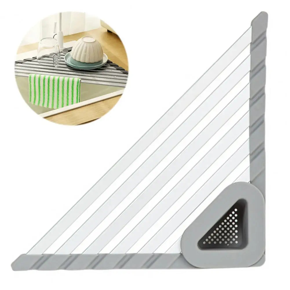 Triangle Slip-Resistant Sink Corner Storage Shelf Rack
