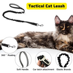 Adjustable Tactical Pet Harness with Control Handle for Cats and Large Dogs