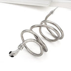 Snake Wrap Bold Dual Necklace