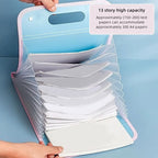 Accordion Multi-Section Easy Sorting Document Organizer
