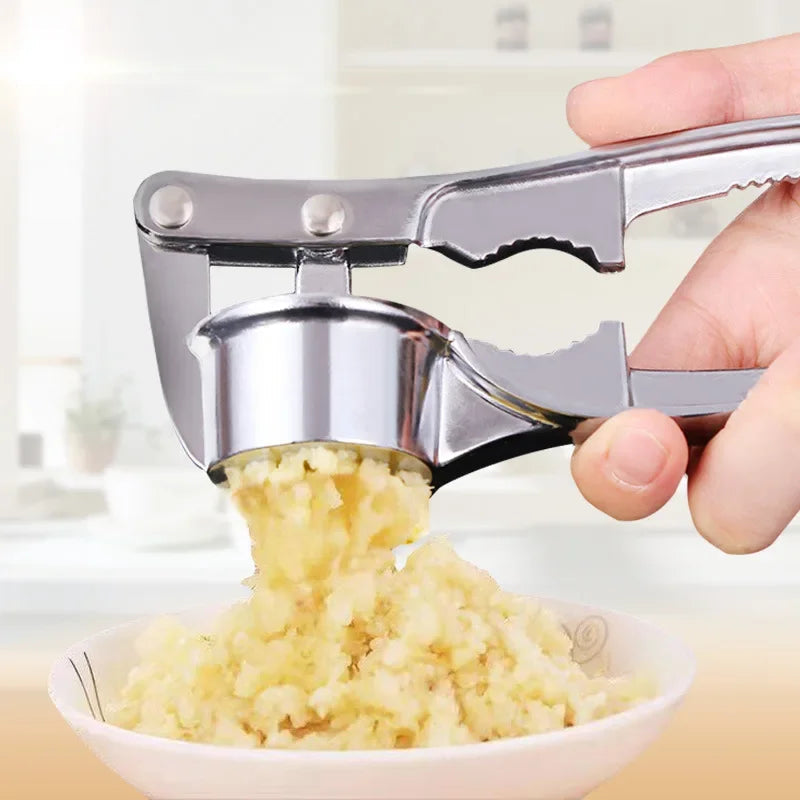 GarliPro Garlic Press | Stainless Steel Manual | Rustproof & Sturdy | For Kitchen & Everyday Use