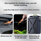Portable Battery-Powered Oil Transfer Pump with Flexible Hose