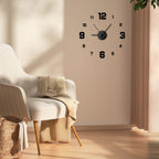 Creative frameless wall clock