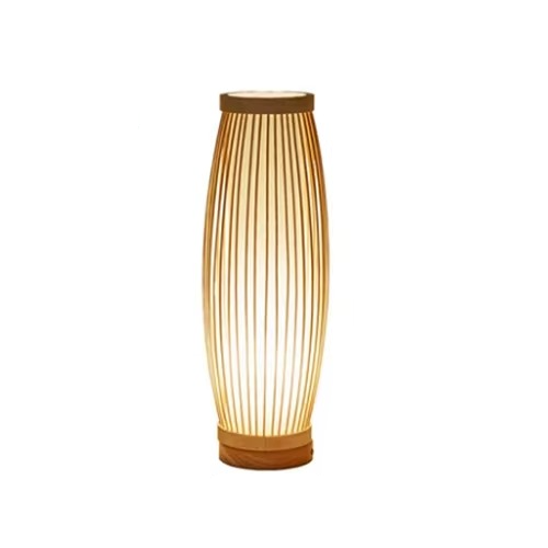 Zen-Inspired Bamboo Table Lamp for Bedroom and Living Room