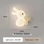 RabbitGlow Lamp - Playful LED Children's Wall Lamp