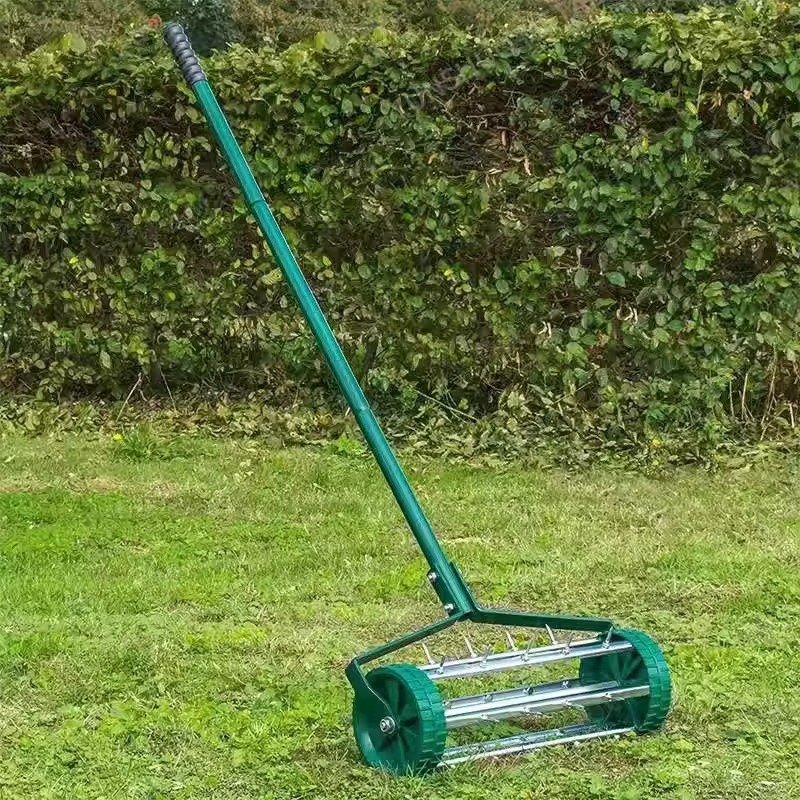 Lawn Aerator Roller for Oxygenation, Ventilation, and Turf Maintenance