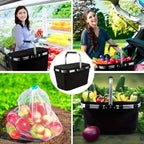 FrostoGo Insulated Basket | Foldable & Lightweight | Keeps Hot & Cold | For Picnic & Travel