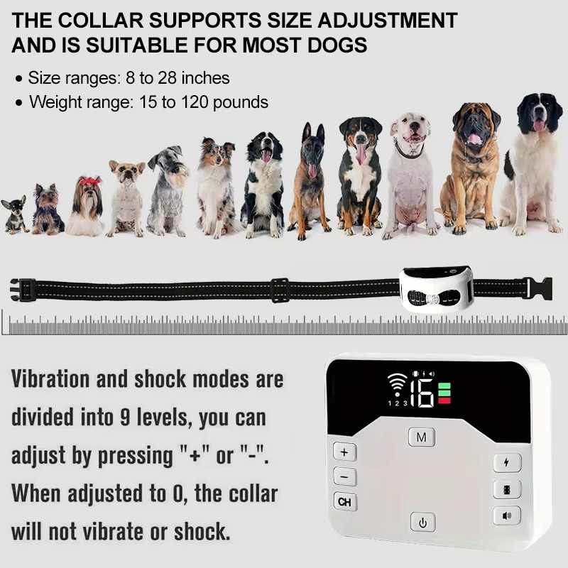 Wireless Pet Training System: Waterproof & Rechargeable