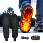 USB Rechargeable 3-Mode Adjustable Heated Insoles for Outdoor Activities