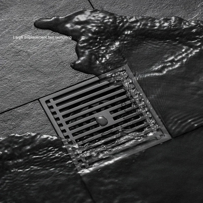 AquaShield Square Stainless Steel Floor Drain