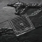 AquaShield Square Stainless Steel Floor Drain