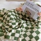 Plain Checkerboard Throw