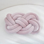 Decorative Cushion | Knotted Geometric Design | Washable Polyester | 40×30 cm