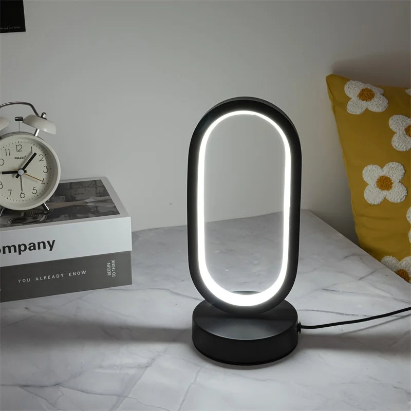 Modern U-shaped LED table lamp