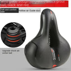 Comfortable Hollow Breathable Bicycle Saddle for MTB and Road Bikes - Shock-Absorbing Bike Seat for Long Distances