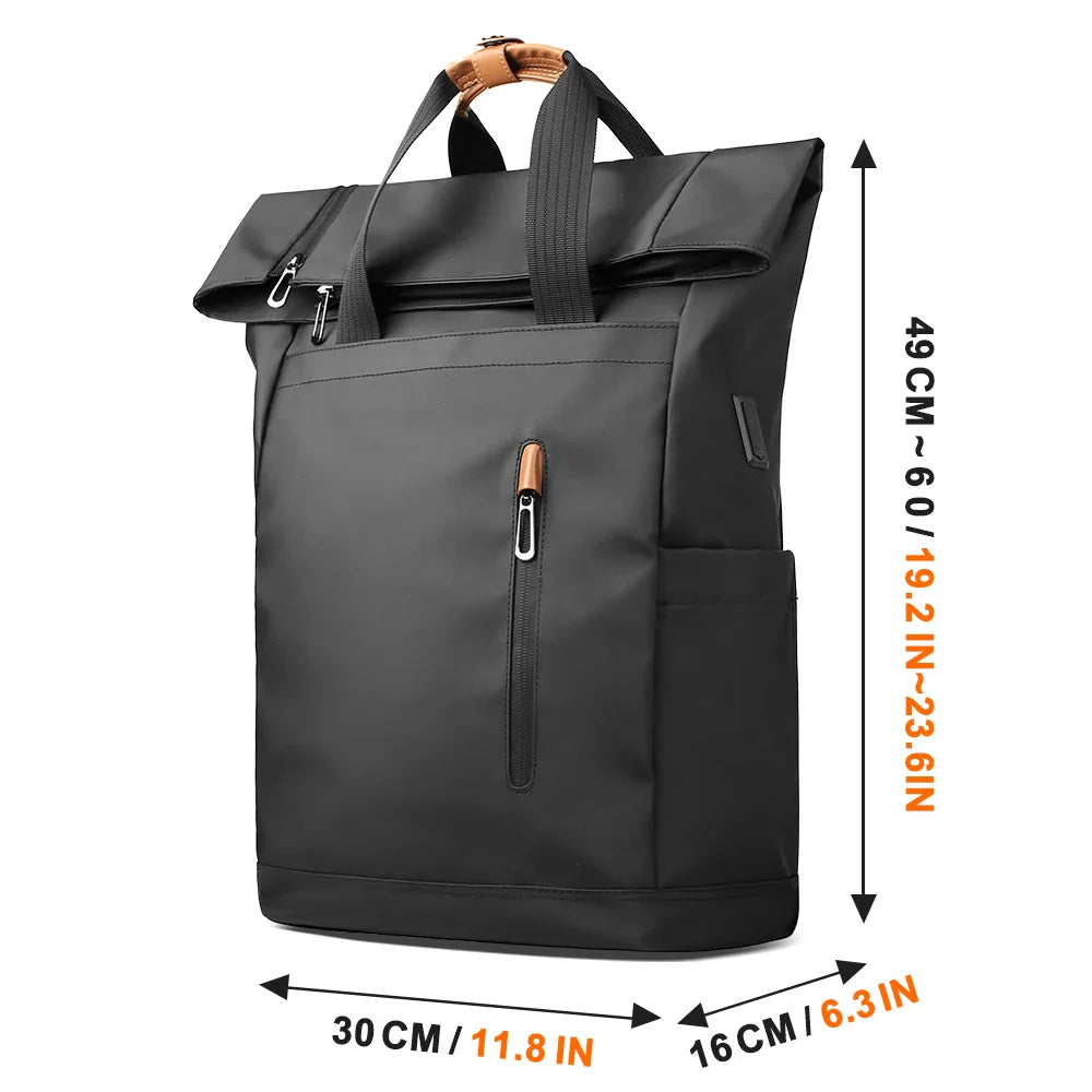 Multifunctional Men's Backpack KnightShield | USB Port, Expandable, Waterproof, Anti-Theft