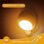 Intelligent LED Night Light GlowMate 360 | 360° Rotatable | Motion Sensor | USB Rechargeable