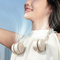 NeckBreeze Neck Fan Bladeless | Portable & Rechargeable | 3-Stage Cooling | Quiet & Compact