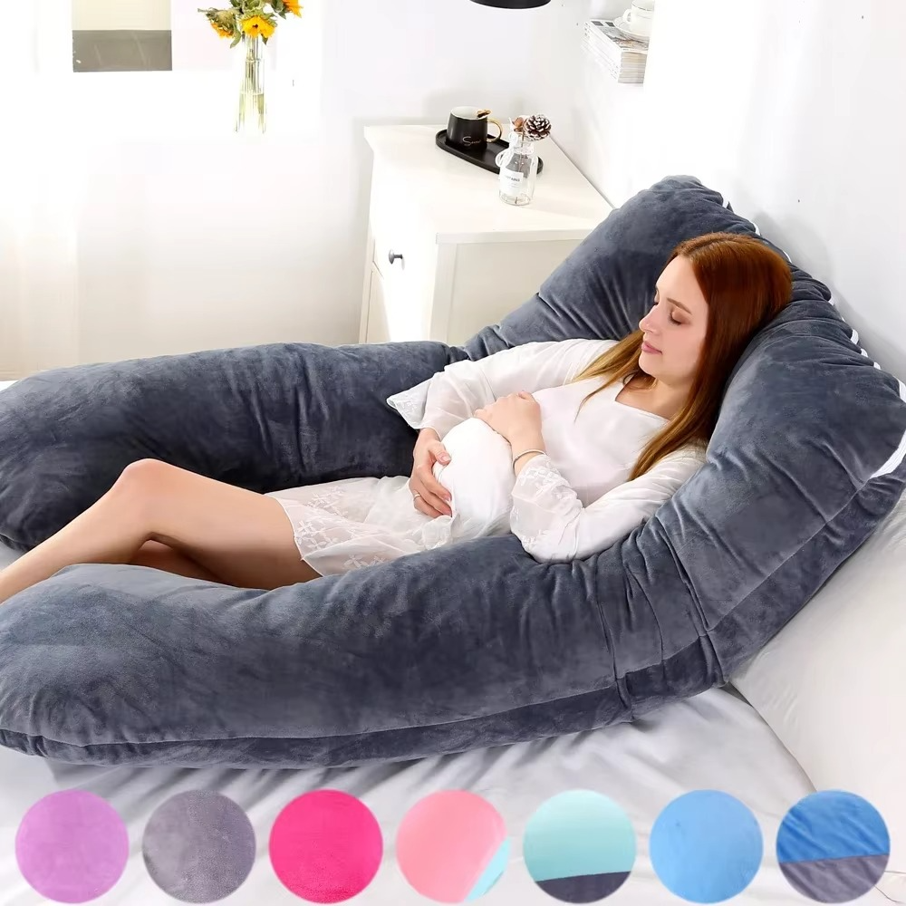 Ultra Comfort U-Shaped Pregnancy Support Pillow