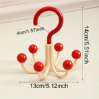 Six Claws Rotating Space Saver Hooks