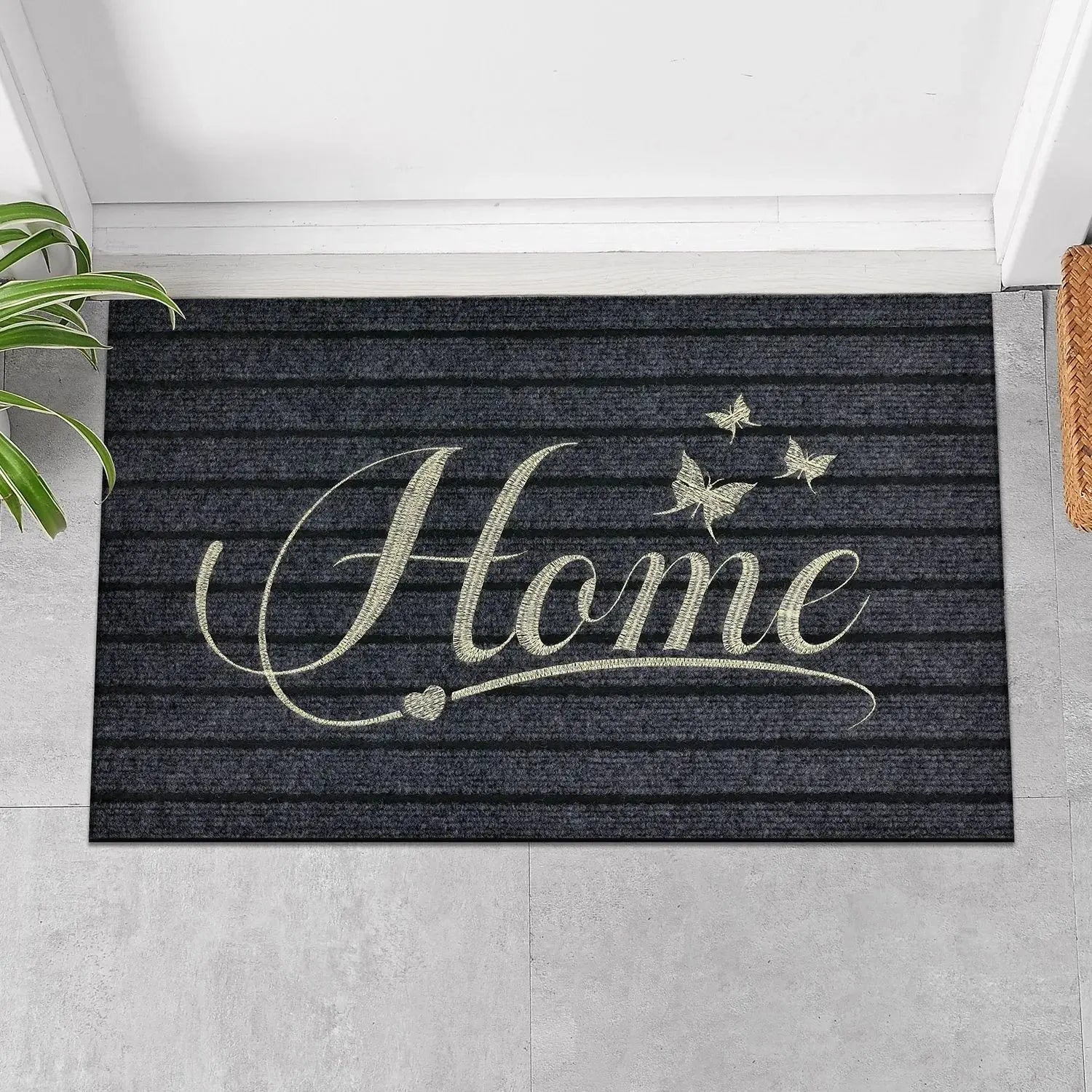 Minimalist Non-Slip Alphabet Doormat