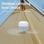 CampiBreeze Mobile Ceiling Fan | 3600/7200 mAh Battery | LED & Remote Control | Quiet & Hangable