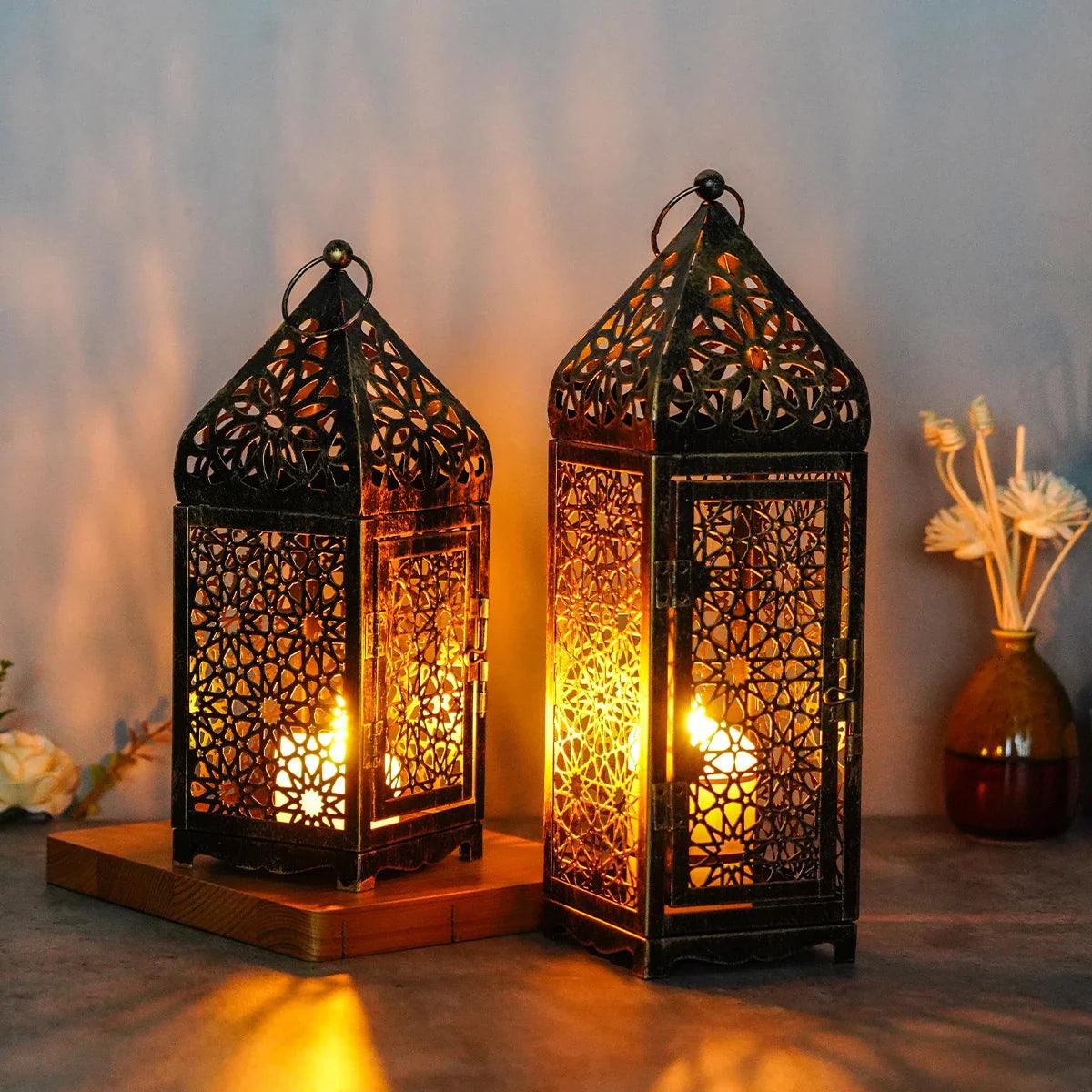 Mystique Oriental Lantern - Vintage Candle Holder