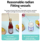 Retractable Silicone Scraper Spoon