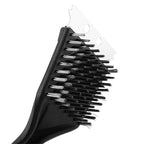 Bravura Grill Brush | 3-in-1 Stainless Steel Bristles | For Gas & Charcoal Grills