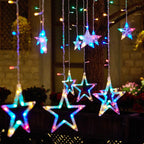 Solar Moon Star Lamp LED String Lights Decoration