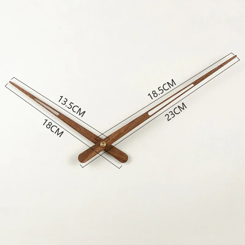 WoodSphere Clock - Large DIY Wall Clock with Walnut Wood