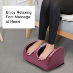 Luxury Shiatsu foot massager with heat function | 12 3D massage balls & timer