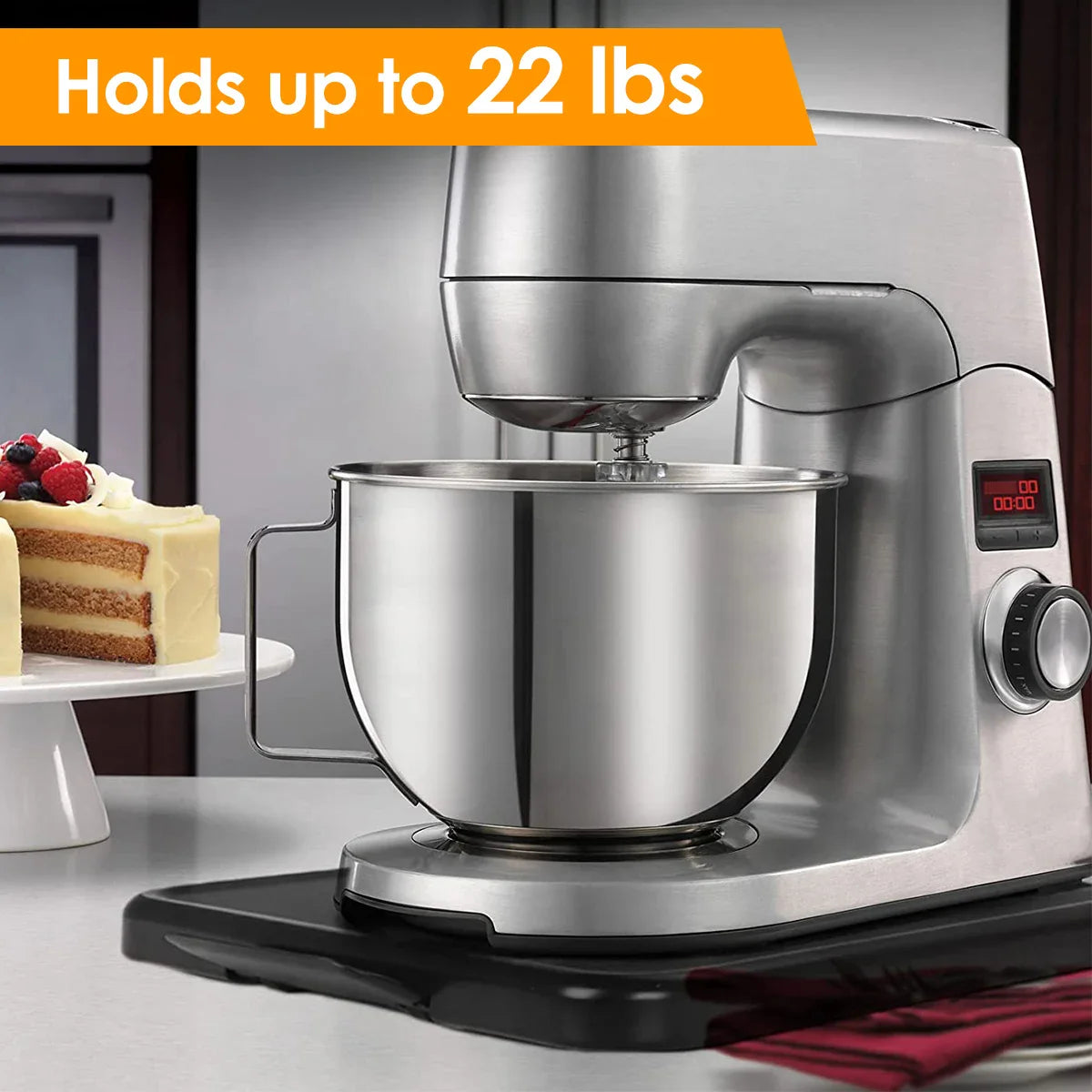 Rollova Kitchen Devices Sliding Board | With Wheels & Anti-Slip Surface | Load Capacity up to 10 kg | 41 x 30 x 2 cm