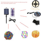 Solar control box LumiBox SolarControl | With remote control & 8 lighting modes | For LED string lights | Indoor & outdoor use