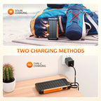 Voltaris MagCharge Solar Powerbank 10000mAh | Magnetic Wireless Charging | 22.5W Fast Charging Function | With Cable & Flashlight | For iPhone, Samsung & Co.