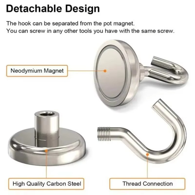 10-Piece Multipurpose Strong Magnetic Hooks Set