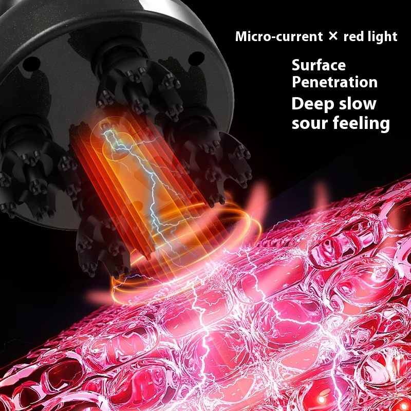Waterproof Electric Scalp Massager for Hair Growth and Relaxation