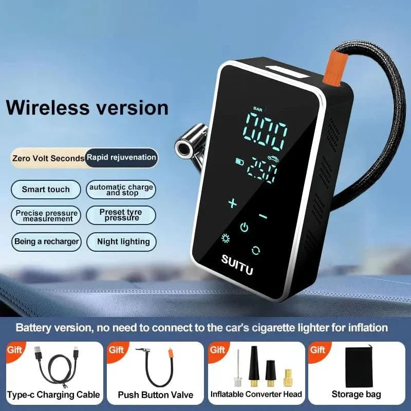 Portable Electric Air Pump with Touchscreen