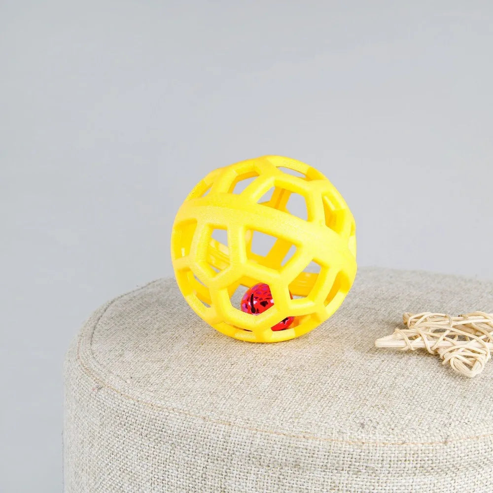Kauball made of natural rubber with bell