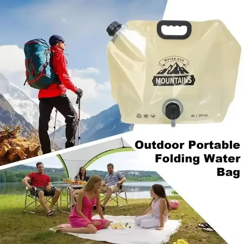 HydroPackx Water Carrying Bag | Foldable, Compact & With Spout | Ideal for Outdoor Activities