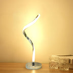 SpiralGlow – LED Desk Lamp with Spiral Design for Bedroom