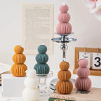 Creative Geometric Scented Candle Golf Ball Design Decoration