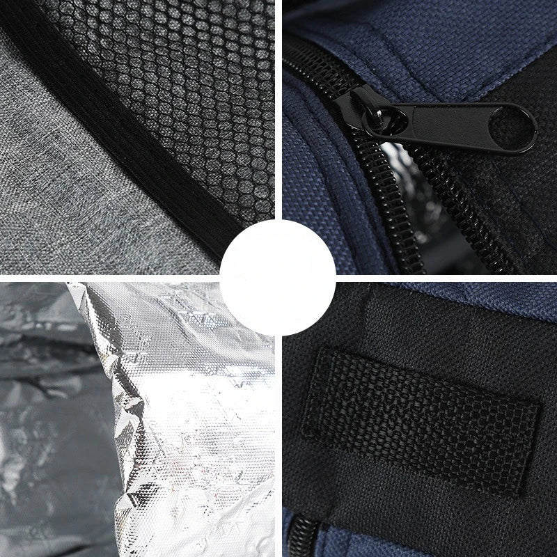 Cooltiva Insulated Bottle Bag 10×10×29 cm | Portable Cooler Bag made of Oxford Fabric | For Travel, Sports & Outdoor