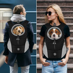 Backpack with Mesh for Pets for Walks and Hikes