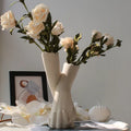 Lovers' Hands Ceramic Vase